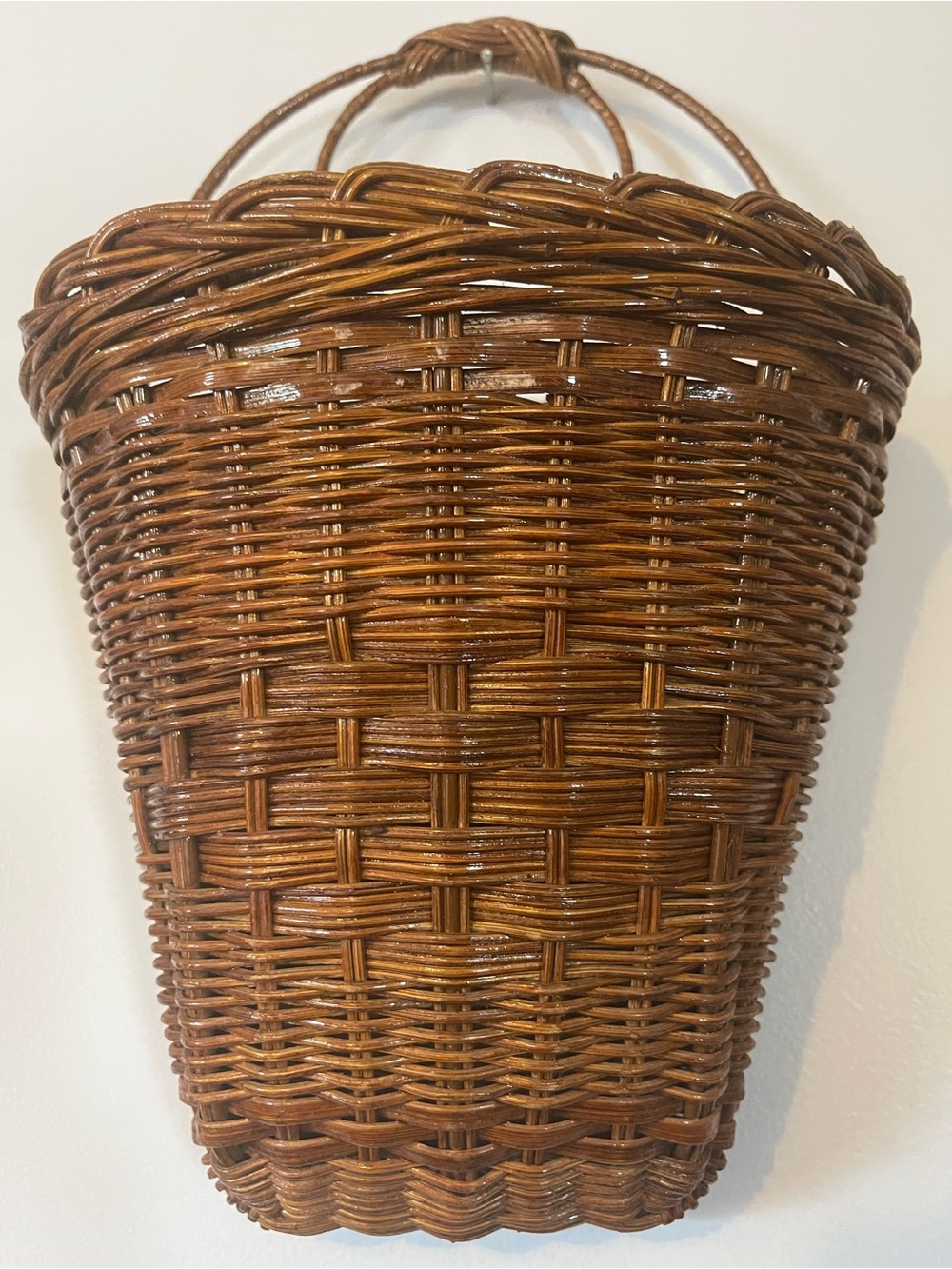 Woven Wall Basket - Brown Home Accent